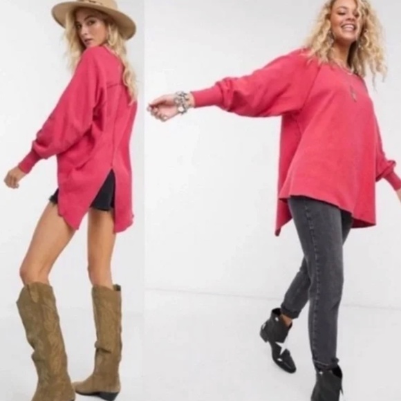 Free People Amelia Thermal Top - SZ. Small - Color : FLOR DE MAYO - Picture 2 of 5